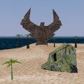 Timorous Deep - Bird statue